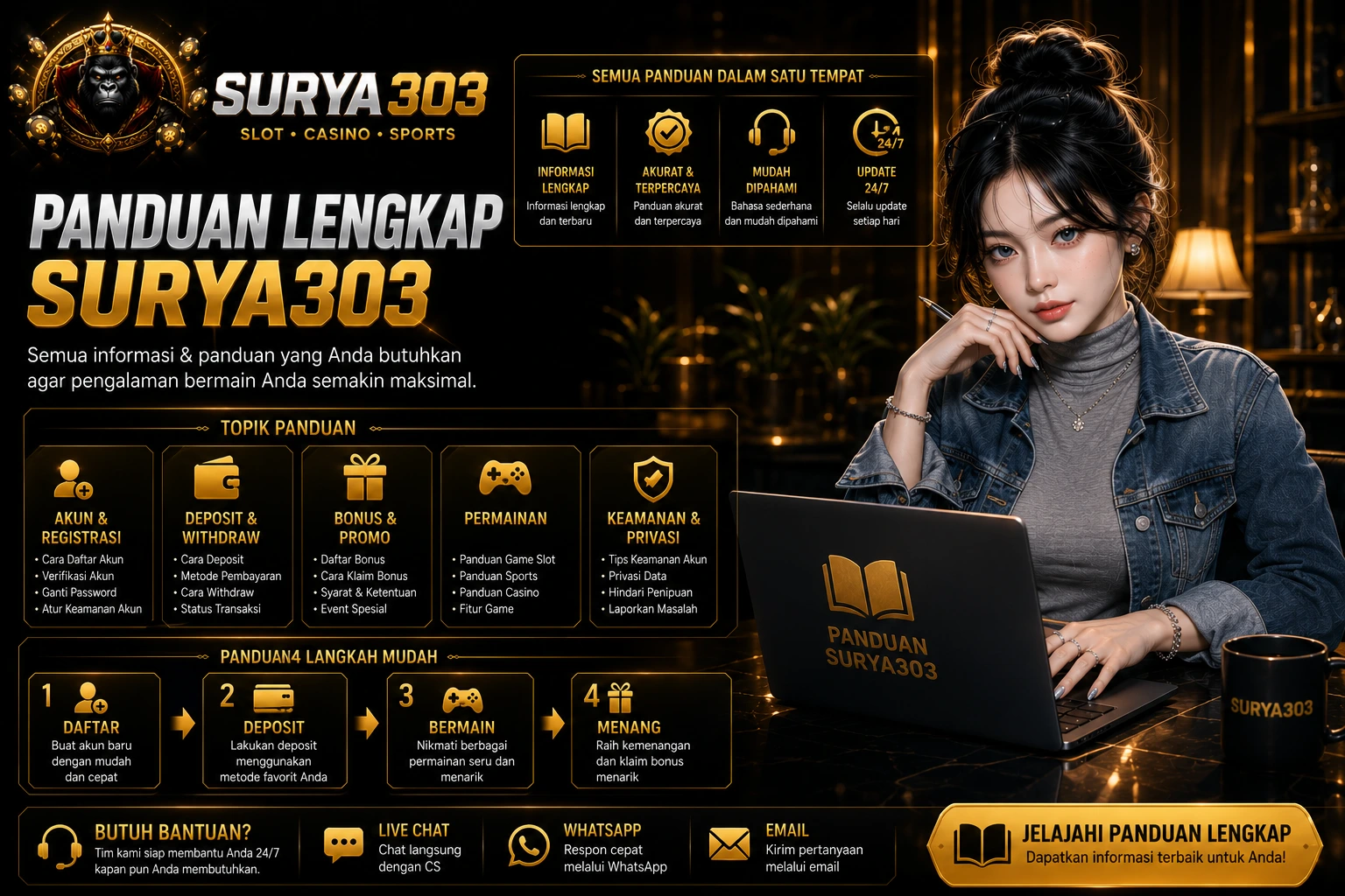 Panduan dan Informasi SURYA303